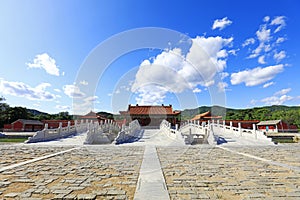 China in the qing dynasty emperor mausoleum