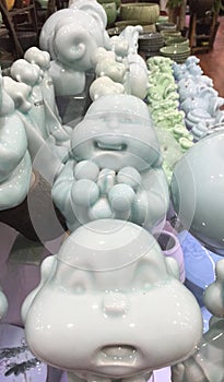 China Reinvents China, Little Boy Chinese Ceramics, Shanghai Shopping