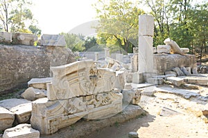 China : Ruins of the Yuanmingyuan photo