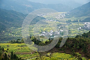 China rural field landscape