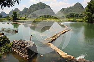 China rural scenery of Yangshou