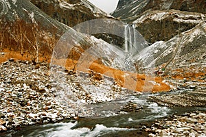 China's changbai mountain in autumn