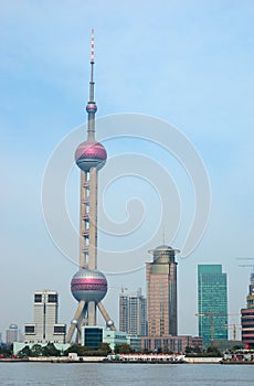 China's financial center Shanghai-east star