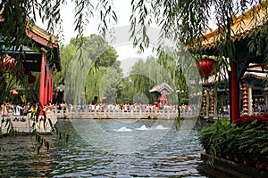 China`s Jinan City, Shandong province, baotu Spring Park