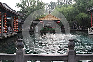 China`s Jinan City, Shandong province, baotu Spring Park