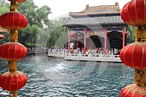 China`s Jinan City, Shandong province, baotu Spring Park