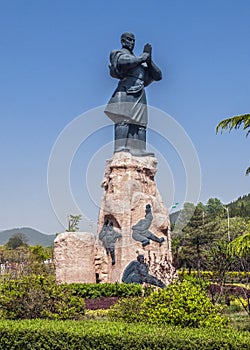 China, the Shaolin Monastery.