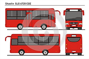 China Shaolin Passenger Bus Model SLG 6720 CGE