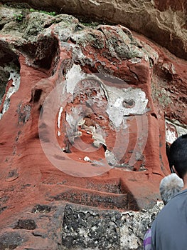 China Sichuan Chengdu Leshan Giant Buddha Maitreya Chinese Calligraphy Stone Cravings UNESCO World Heritage Minjiang Qingyi Dadu