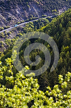 China Siguniang Mountain cat nose observation platform view