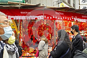 China, Spring Festival, selling, calligraphy, handwritten Spring Festival couplets, Spring Festival couplets