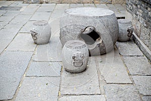 China stone stool