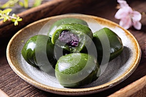 China Sweet Green Rice BallÃ¯Â¼ÅQingming festival photo