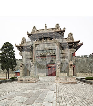 China taishan ancient buildings, daimiao