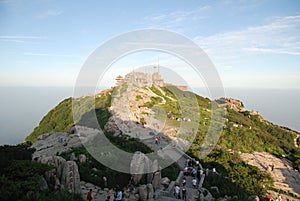 China taishan mountain scenery