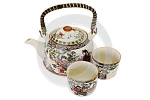 China teapot and cups