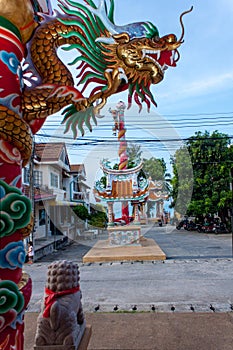 China Temple in Mae Nam, Koh Samui, Thailand