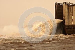 China, Three gorges Dam on Yangtze river