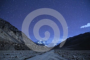 China Tibet, Everest star night