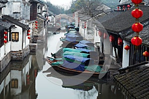 China tourism: Zhouzhuang ancient Water town