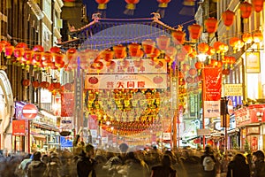 China Town in London for Chinese New Year