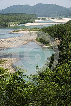 China Wenzhou landscape - NanXiJiang river scenic