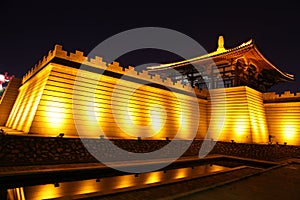 China xi `an wild goose pagoda and datang city scenic area in shaanxi province