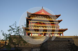 China xian drum tower