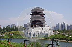 China xian lake park in Seoul