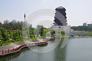 China xian lake park in Seoul