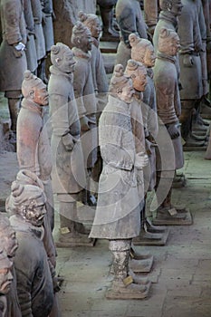 CHINA, XIAN - MARCH 14: Ping Ma Yong, Terra cotta army on 14 Mar