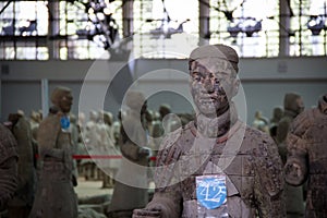 CHINA, XIAN - MARCH 14: Ping Ma Yong, Terra cotta army on 14 Mar