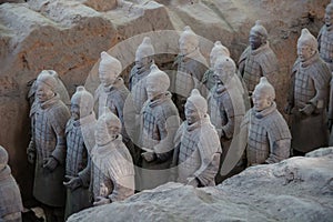 CHINA, XIAN - MARCH 14: Ping Ma Yong, Terra cotta army on 14 Mar