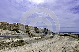 China Xinjiang Ulungu Lake Maritime Devil City Scenic Spot