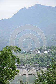 China Yangtze River Three Gorges scenic essence