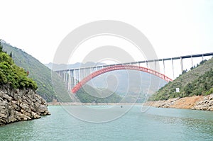 China Yangtze River Three Gorges scenic essence