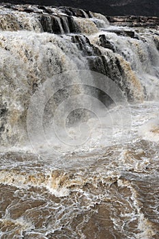 China the Yellow River Hukou Waterfall