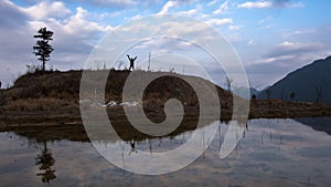 China Zhejiang cloudy mountain