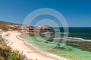 Chinamans Hat beach at Yorke Peninsula, SA