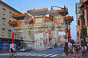 Chinatown Archway in Washington DC, USA