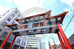 Chinatown Entrance Gate in Seattle, Washington