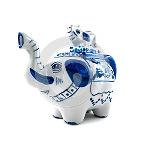 Chinaware Elephant figure teapot