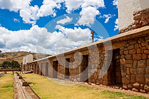 Chinchero historical Inca civilization ruins of in Sacred Valley Cuzco Peru