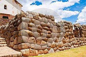 Chinchero historical Inca civilization ruins of in Sacred Valley Cuzco Peru