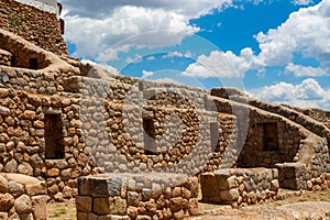Chinchero historical Inca civilization ruins of in Sacred Valley Cuzco Peru