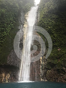 The Chindama Waterfall, located in Limon, Costa Rica photo