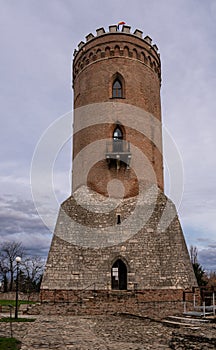 The Chindia Tower, made in the time of Vlad the Impaler, from Targoviste, Romania