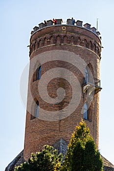 The Chindia Tower or Turnul Chindiei is a tower in the Targoviste Royal Court or Curtea Domneasca monuments ensemble in downtown