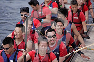 Chines rowing team