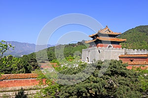 Chinese ancient architecture in the Eastern Royal Tombs of the Q